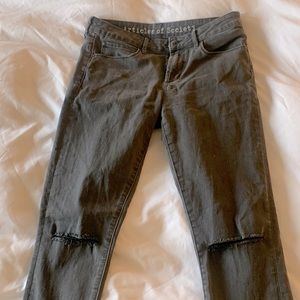 Articles of Society Gray straight leg Jeans Size 27